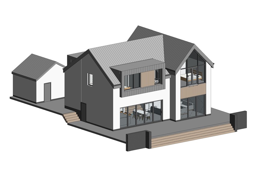 Planning consent granted for a new build fantastic family home.